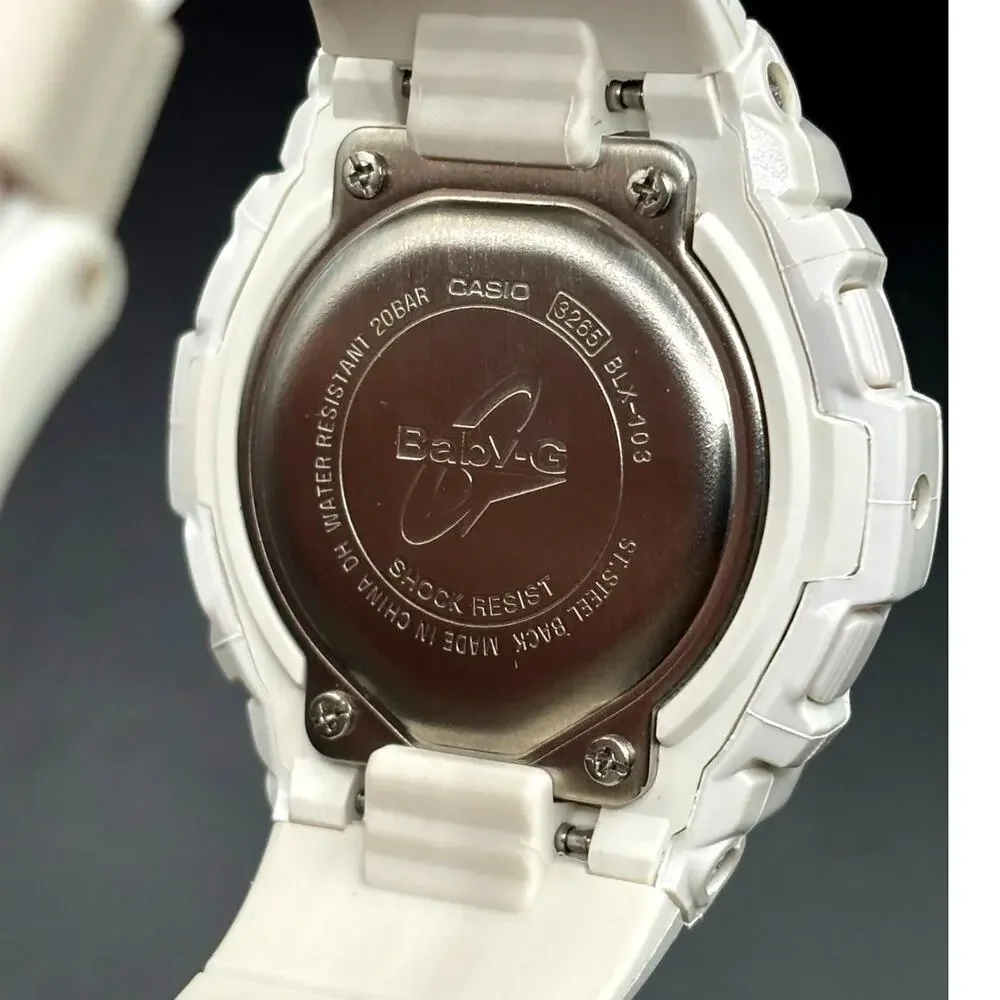 Casio Baby-G G-LIDE BLX-103-7 White Tide Graph 200M Digital Watch